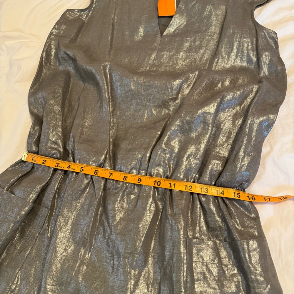 Cynthia Steffe Metallic Gray Dress - Picture 8 of 10